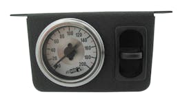 Air Lift Performance 26161 Single Needle Gauge Panel with one paddle switch - 200 PSI