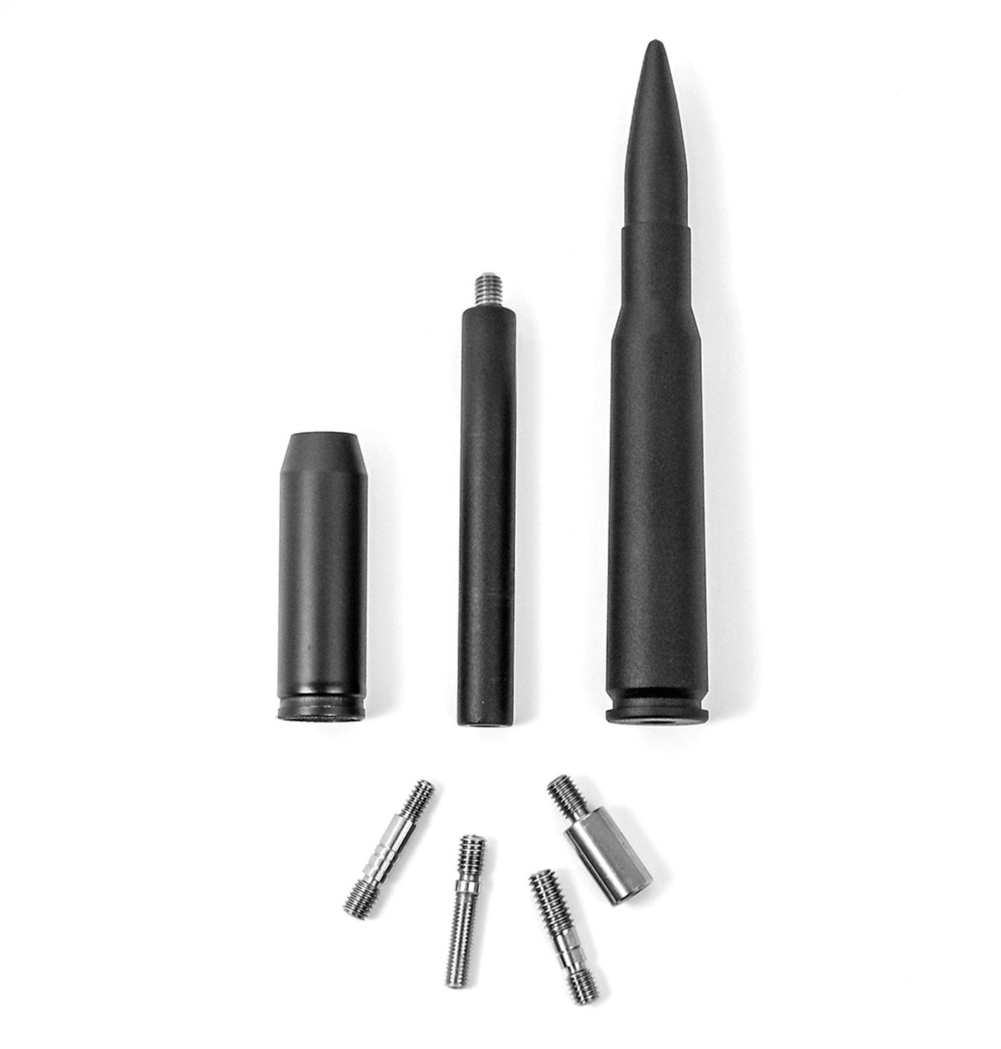 All Sales AMI 6259PK Billet 0.50 Cal with 3.5 in Mast Black with Polished Tip