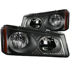 AnzoUSA 111009 Crystal Headlights Black