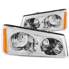 AnzoUSA 111010 Crystal Headlights Chrome