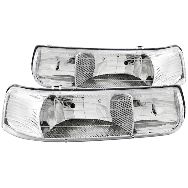 AnzoUSA 111011 Crystal Headlights Chrome