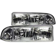 AnzoUSA 111014 Crystal Headlights Chrome