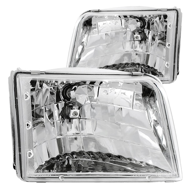 AnzoUSA 111036 Crystal Headlights Chrome