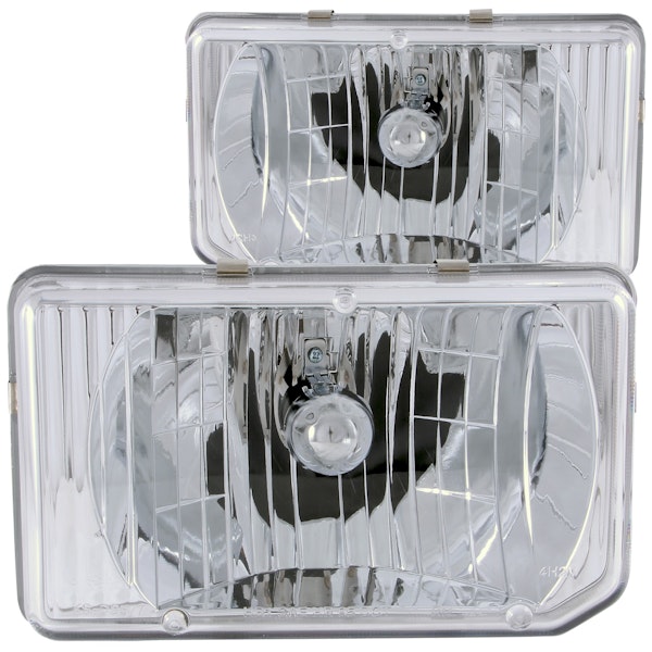 AnzoUSA 111050 Crystal Headlights Chrome