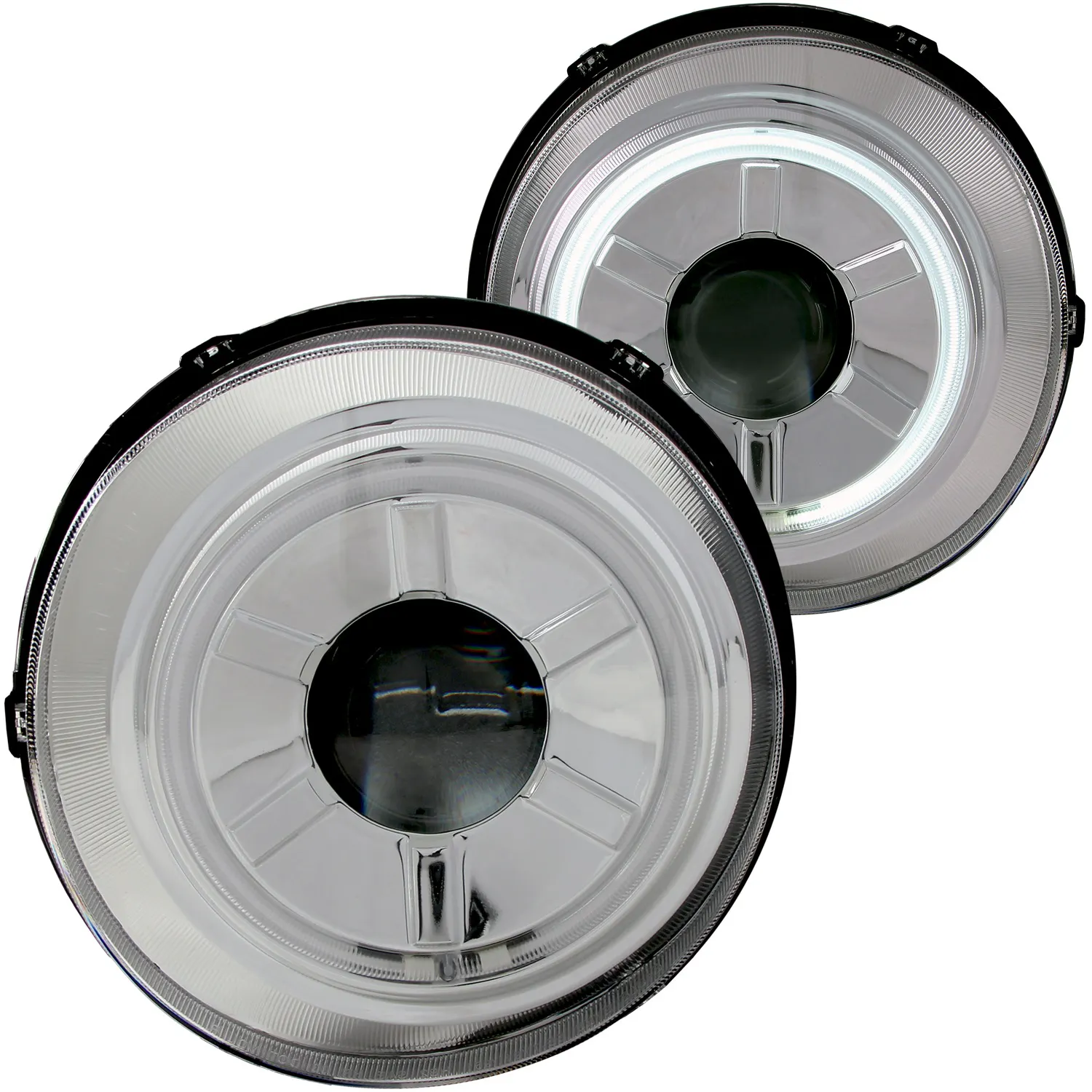 AnzoUSA 111115 Projector Headlight Set w/Halo