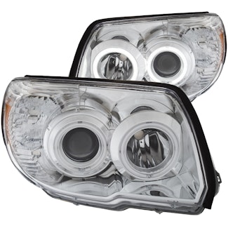 AnzoUSA 111321 Projector Headlights with Halo Chrome