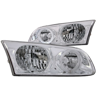AnzoUSA 121124 Crystal Headlights with Halo Chrome