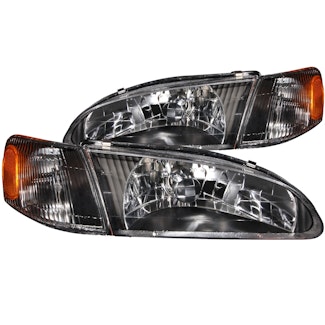 AnzoUSA 121131 Crystal Headlights Black