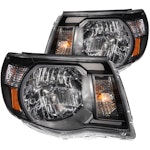 AnzoUSA 121191 Crystal Headlights Black