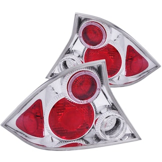 AnzoUSA 221045 Taillights Chrome with Halo