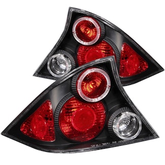 AnzoUSA 221046 Taillights Black with Halo