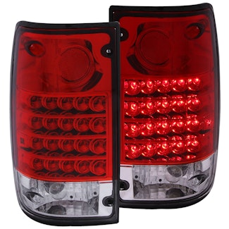 AnzoUSA 311043 LED Taillights Red/Clear