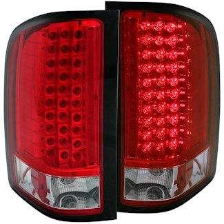 AnzoUSA 311047 LED Taillights Red/Clear