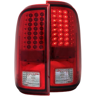 AnzoUSA 311050 LED Taillights Red/Clear