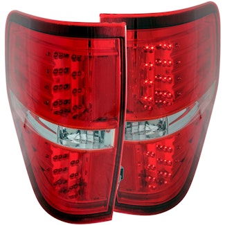 AnzoUSA 311139 LED Taillights Red/Clear
