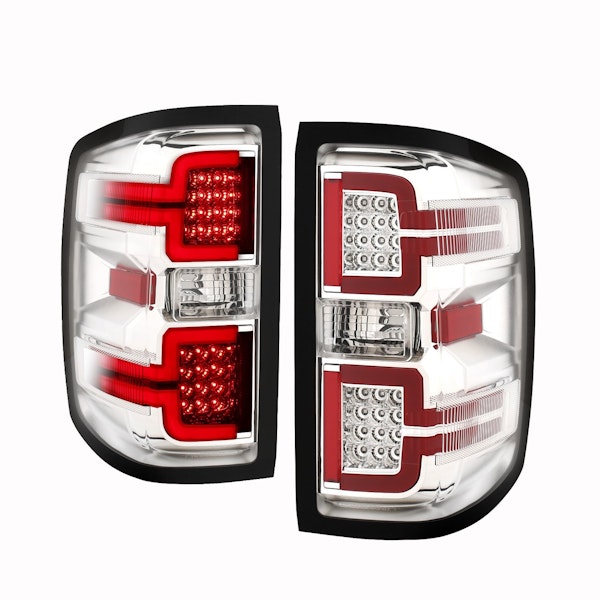 AnzoUSA 311291 LED Taillights Chrome with Sequential