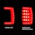 AnzoUSA 311339 LED Taillights Plank Style Black with Clear Lens