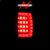 AnzoUSA 311339 LED Taillights Plank Style Black with Clear Lens