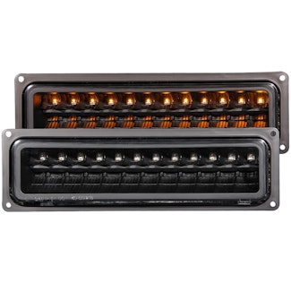 AnzoUSA 511050 LED Parking Lights Black