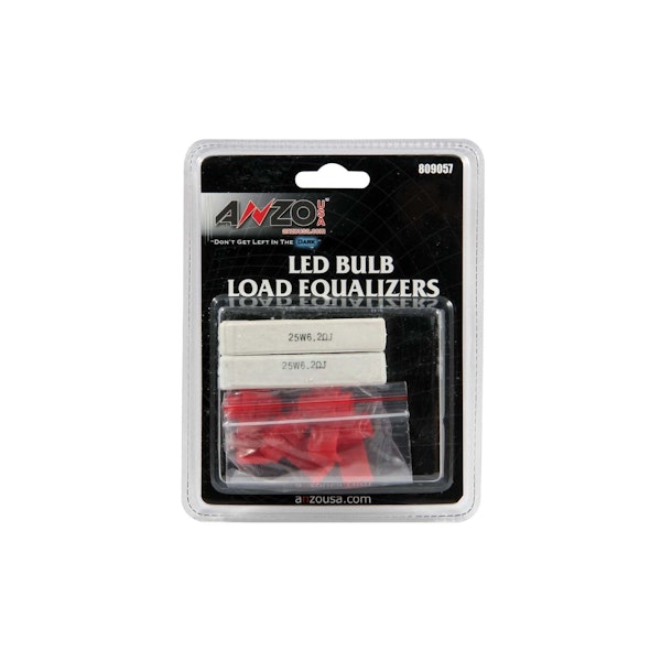 AnzoUSA 809057 LED Bulb Resistor Kit Pair 25with6.2 OHM