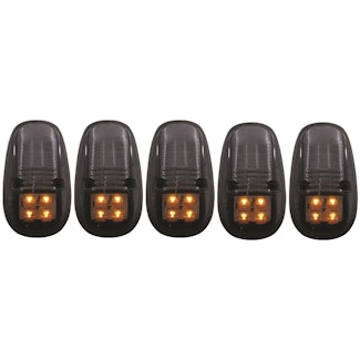 AnzoUSA 861098 LED Cab Roof Light Kit Smoke 5pc