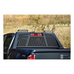 ARIES 1110111 Switchback Black Aluminum Headache Rack, Select Dodge ...