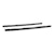 ARIES 204045 3" Round Black Steel Side Bars, Select Silverado, Sierra 1500, 2500, 3500 HD