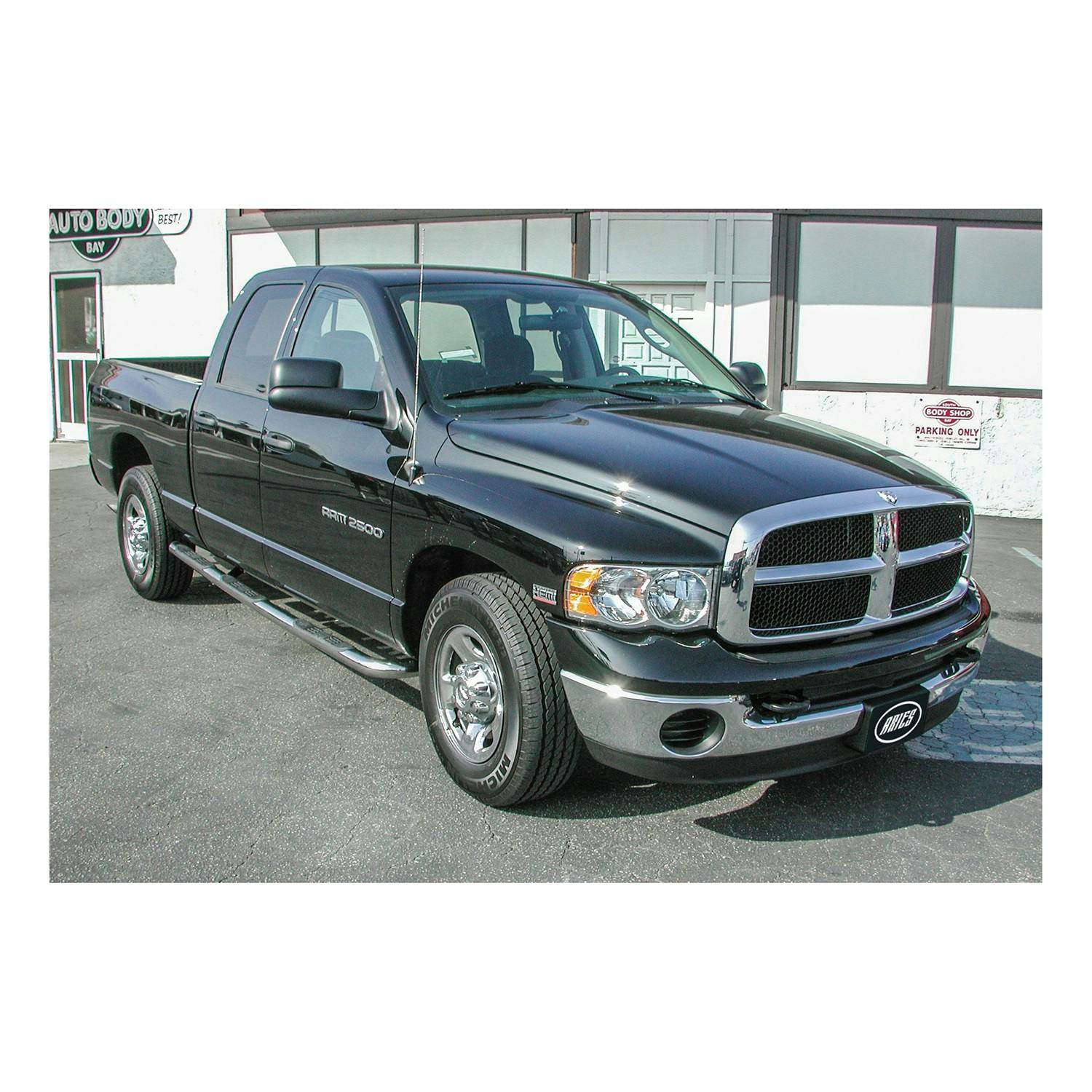 ARIES 205008-2 3in. Round Polished Stainless Side Bars; Select