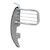 ARIES 3045-2 Polished Stainless Grille Guard, Select Ford Excursion, F-250, F-350 Super Duty