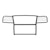 ARIES 4065 Black Steel Grille Guard, Select Chevrolet Avalanche, Suburban 1500, Tahoe