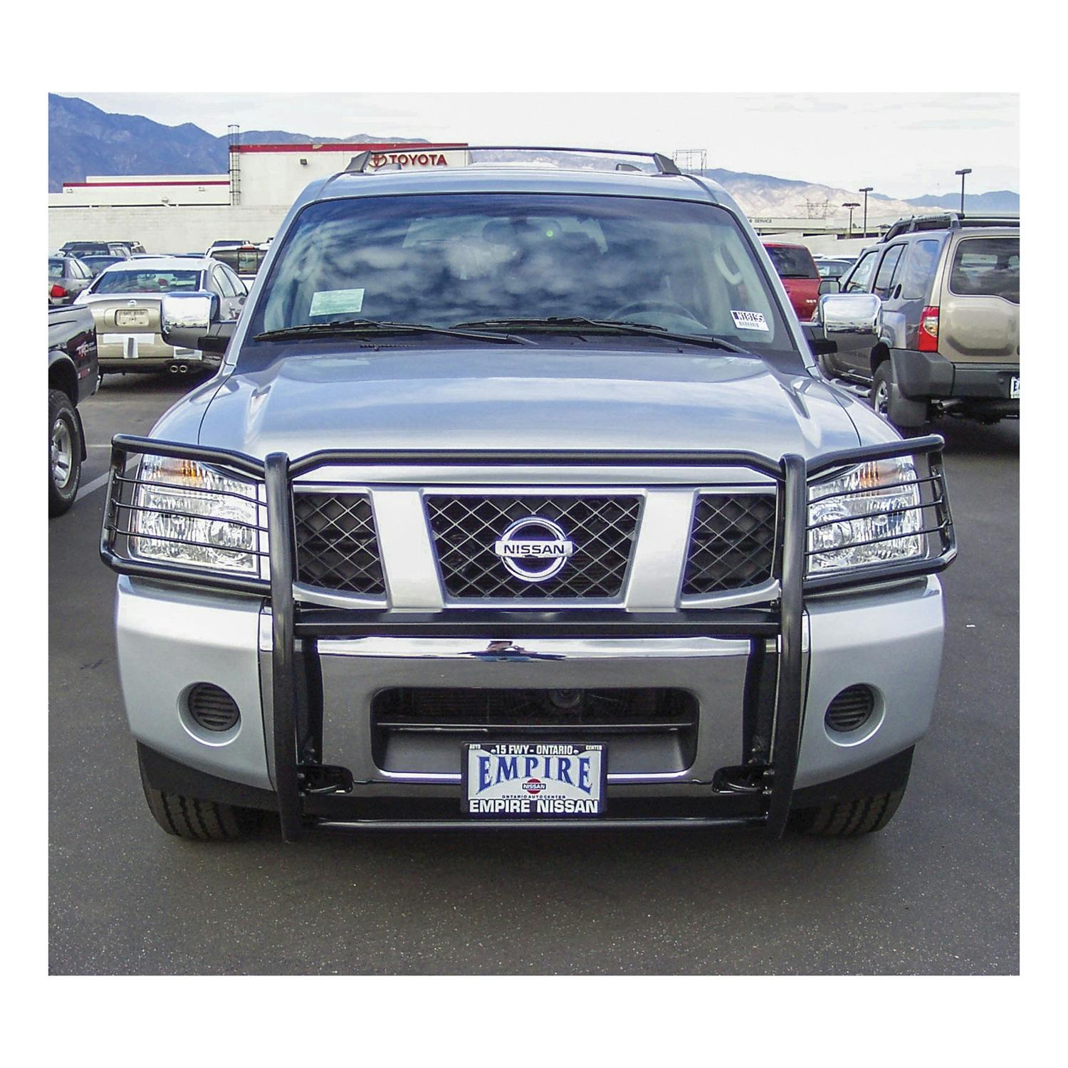 ARIES 9046 Black Steel Grille Guard Select Nissan Armada Titan