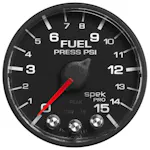 Stack ST3303 52mm Professional Fuel Pressure Gauge - 0-1 Bar Range, M10 Male Fitting, Black Dial
