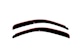 AVS 192349 Ventvisor In-Channel 2pc