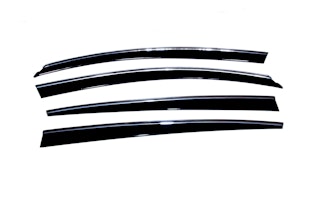 AVS 794009 Ventvisor Low Pro 4pc Chrome Trim