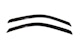 AVS 92002 Ventvisor Outside Mount 2pc
