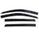 AVS 894017 Ventvisor Low Pro 4pc Smoke