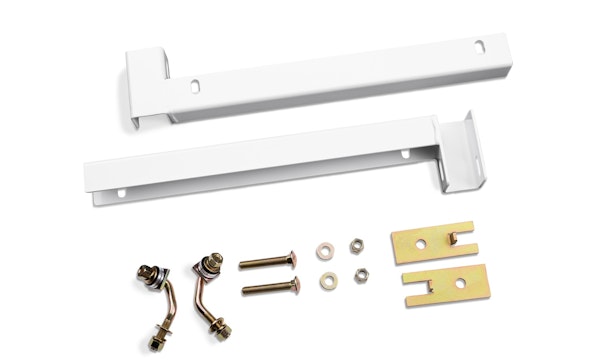 BACKRACK 30327TBW Hardware Kit - Toolbox 21" No Drill White