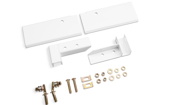 BACKRACK 30122W Hardware Kit - Standard No Drill White