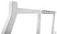 BACKRACK 14800W Frame - Open White