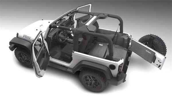 BedRug BRJL18R4GH Jeep BedRug
