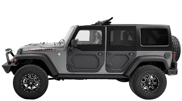 Bestop 51733-17 Upper Fabric Half Doors