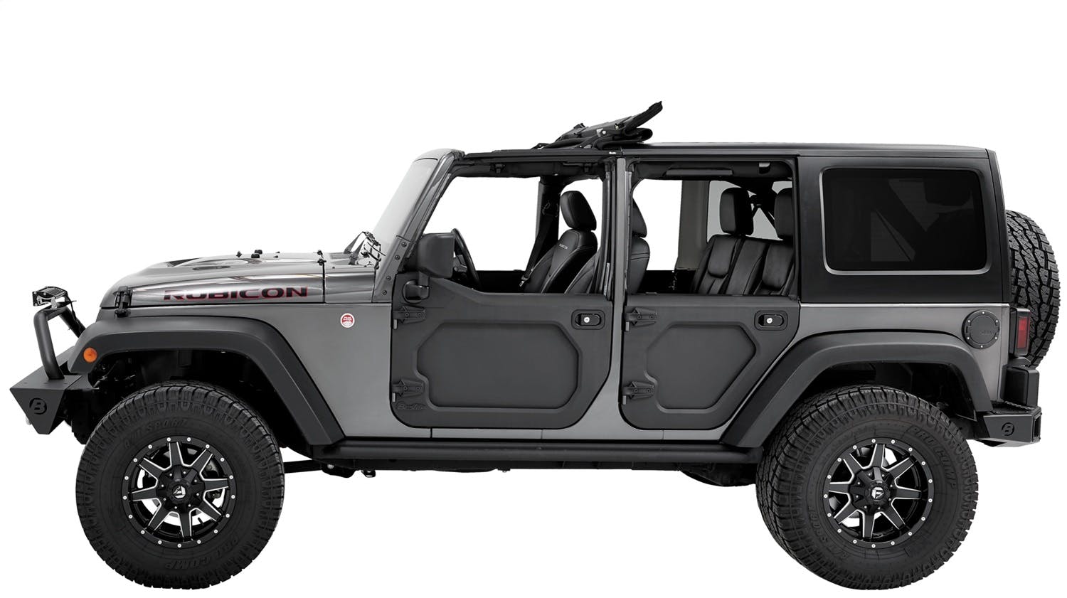 JEEP★UNISEX_Functional Half Sleeves_2色 Jeep Wrangler JLU JL4D Tactical Flag Solid - SPIDERWEBSHADE