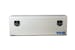 Better Built 64210149 Top Mount; White Steel Truck Tool Box 48in.Lx12in.Wx16in.H Single Door