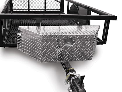 Better Built 66010148 Utility Trailer Tongue Tool Box; Wide; V