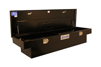 Better Built 73210938 70in. Crossover Single Lid Truck Tool Box; BLACK