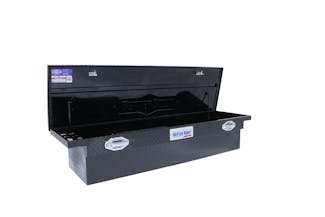 Better Built 79210919 70in. Crossover Single Lid; LO-PRO; Truck Tool Box; BLACK