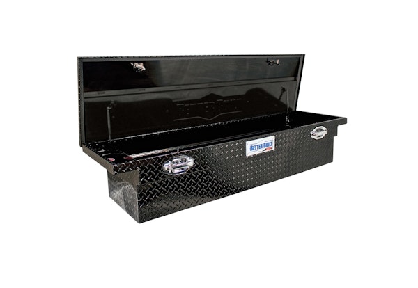 Better Built 79210920 72in. Crossover Single Lid; LO-PRO; Truck Tool Box; BLACK