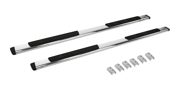 Big Country Truck Accessories 395401876 5" WIDESIDER Platinum Kit: Bars + Brackets Stainless Steel Polished