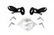Big Country Truck Accessories 5207620 Dakar PRO Complete Kit: Front guard + Brackets Mild Steel Textured black
