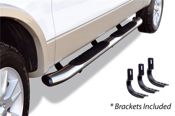 Big Country Truck Accessories 395205808 5" WIDESIDER XL Kit: Bars + Brackets Composite Chrome